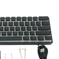 thumbnail image 4 of Teclado para juegos 60% compacto Pk61 con retroiluminación LED resistente al agua con cable multicolor Hugo, 4 of 4