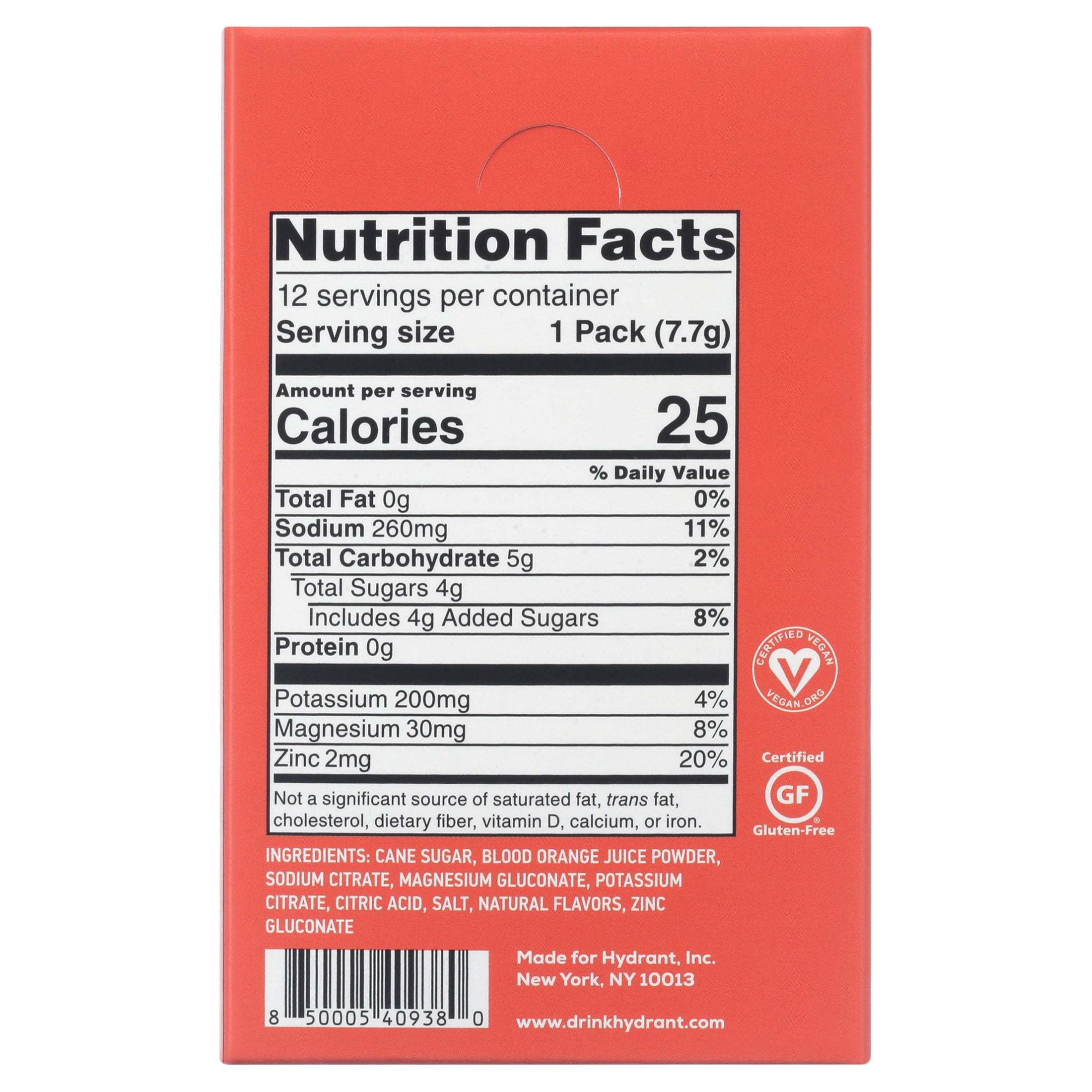 Hydrant Blood Orange Drink Mix 12pk