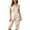 Beige, variant on Gunia Womens Capri Pajama Sets Floral Print Pajama Short Sleeve Top And Cropped Pants Summer Soft Comfy Nightwear Outfit Women'S Pajama Sets Sleepwear Pjs L-2Xl