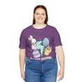 thumbnail image 5 of Retro Happy Easter Bunny Checkered Vintage Women's Shirt, 5 of 5