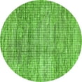 thumbnail image 1 of Ahgly Company Indoor Round Abstract Green Modern Area Rugs, 5' Round, 1 of 4