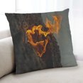 thumbnail image 1 of Ahgly Company Earth Fire Coussin Décoratif d'Intérieur, 18 Po X 18 Po, 1 of 6