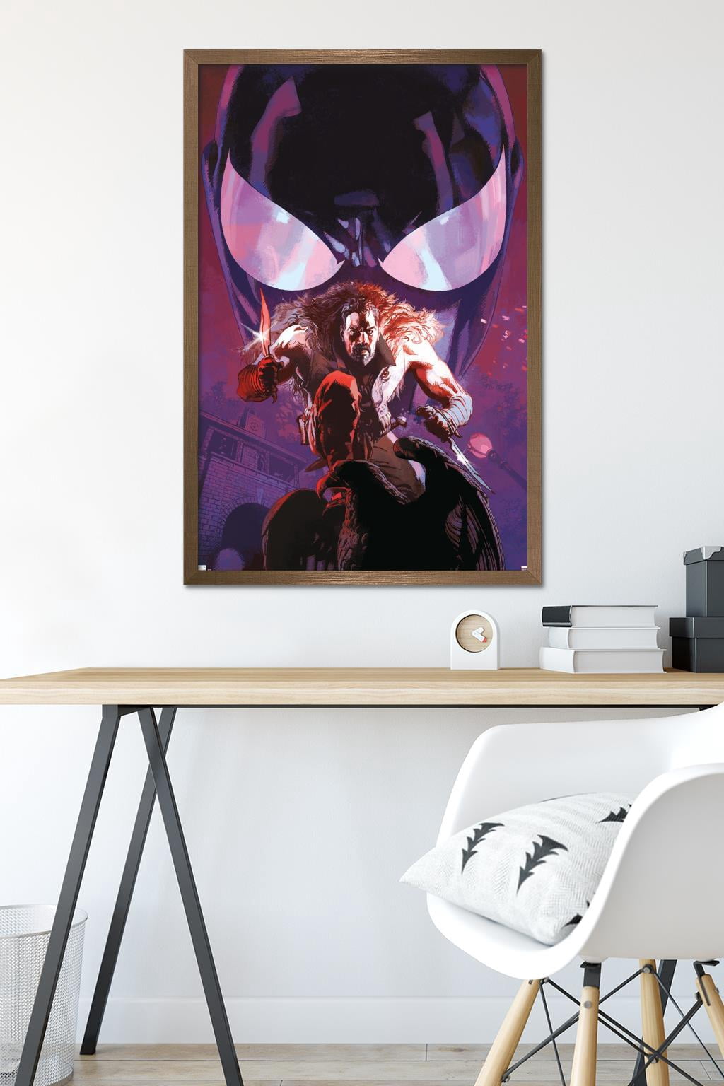 Marvel Kraven The Hunter - Amazing Spider-Man #21 Wall Poster, 22.375" x 34" Framed