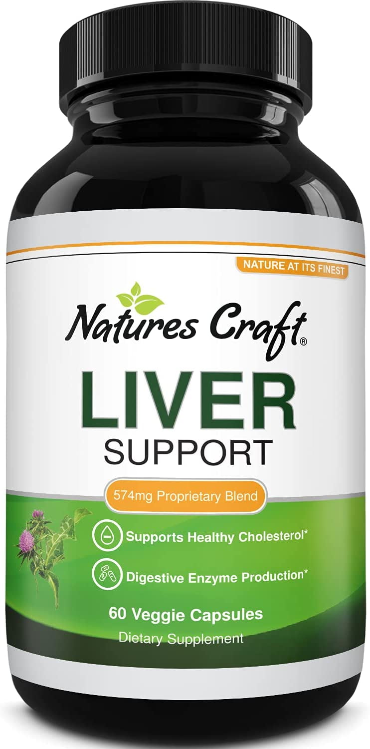 Liver Support Milk Thistle Dandelion Artichoke Complex Dietary Supplement