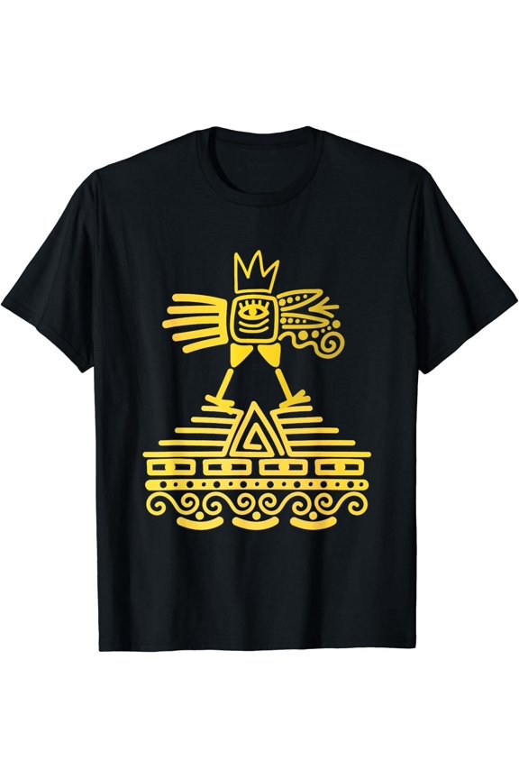 NEW Aztec Bird Civilization Mexico Ethnic Ancient Maya Gift T-Shirt S-3XL