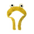 thumbnail image 1 of Worallymy Invierno Cálido Gorro de Punto Diseño de Dibujos Animados Gorro Adorable Mujeres Calientes Hip Hop Sombrero Accesorio para la Cabeza Amarillo Worallymy JD735815818, 1 of 7