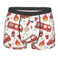 thumbnail image 4 of Goofa Fire Truck Printed Men's Boxer Briefs Underwear, Moisture-Wicking Underwear, Trunk,Soft and Breathable Cotton Underwear-Large, 4 of 9