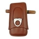 thumbnail image 5 of Humidor de cuero con estuche para cigarros con cortador de cigarros de acero Zulema titular de cigarro, 5 of 8