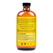 Seven Minerals 16 fl oz Organic Castor Oil - Cold Pressed, Unrefined, 100% Pure USDA Organic, Hexane Free - Glass Bottle