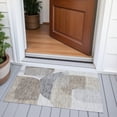 thumbnail image 3 of Dalyn Rugs Machine Washable Indoor/Outdoor Chantille ACN2121 Taupe 1'8" x 2'6" Rug, 3 of 7