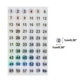 thumbnail image 2 of Unique Bargains Consecutive Numbers Gift Stickers 0.39"x0.39" 20Pcs Colorful (1-60), 2 of 3