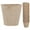 As Shown, variant on Zcyifa 100pcs Biodegradable Peat Pots 8*8cm Nursery Planter