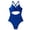 Blue, variant on KYAIGUO Women One Piece Bikini Bathing Suit Adjustable Straps Swimsuits Summer Pool Backless Swimwear