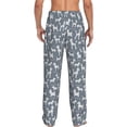 thumbnail image 3 of Xecao Poodle Dog Men's Straight Lounge Pajama Pants: The Ultimate in Comfortable Sleepwear, 3 of 9