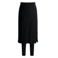 thumbnail image 1 of Jumpingount Pantalones de vestir térmicos de invierno para mujer, pantalones de chándal de diseño Simple de estilo informal, mallas para fiesta, Prendas para la parte inferior del cuerpo Negro 4XL, 1 of 6