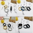 thumbnail image 7 of 12Pcs 8mm Stainless Steel Fidget Band Chain Spinner Rings for Men Women Dragon Pattern Polished Wedding Cool Release Anxiety Ring Set Size 7-11, 7 of 7