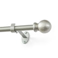 thumbnail image 3 of Threadmade Farmhouse Ball Curtain Rod, Pewter - 32"W x 142"L, 3 of 6
