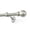 Pewter, variant on Threadmade Home Farmhouse Ball Curtain Rod, Pewter - 32"W x 78"L
