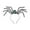 Blue, variant on Wovilon Halloween Spider Headdress Funny Spider Performance Masqueraden Hair Spider Headdress Headband Spider Decorations Spider Cute Funny Gift