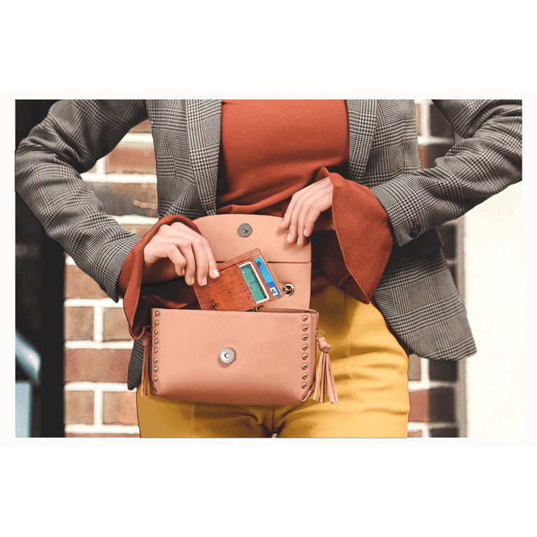 Slim Minimalist For Unisex Genuine Leather Credit Card Holder Front Pocket  Pouch