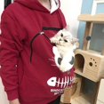 thumbnail image 3 of SweatshirtCatLoversHoodieKangarooDogPetPawPulloversCuddlePouchSweatshirtPocketAnimalEarHooded, 3 of 4