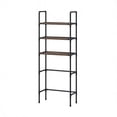 thumbnail image 3 of 3‑Tier Over The Toilet Storage Rack, Space‑saving Bathroom Organizer Shelf for Toiletries, Cosmetics and Daily Essentials, No‑Drill Design for Simple and Efficient Bathroom Storage, Black, 3 of 7