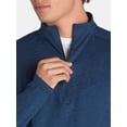 thumbnail image 4 of Athletic Works Men's ButterCore Quarter Zip Pullover, Sizes S-3XL, 4 of 5