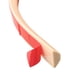 thumbnail image 4 of Waterproof Seal Strip Bathroom Retention Water Barrier Strip Dry &Wet Separation Silicone Seal Strip Draught Excluder Stopper, 4 of 10