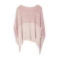 thumbnail image 2 of Wancir Shawl Wraps Gifts for Women,Warm Poncho Sweater,Tassels Open Front capes, Travel Christmas Gifts for Winter Fall, 2 of 9