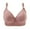Pink, variant on VerPetridure Bras for Women Plus Size Woman's Printing Gathered Together Large Size Daily Bra Underwear No Rims