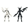 thumbnail image 2 of 2-Pack T13 Action Figure Already Assembled, Multi-Colored Titan 13 Action Figure Set with Laser Saber 3D Printed T 13 Lucky Robo Dummy Nova 13 Action Figures-High Quality, 2 of 8