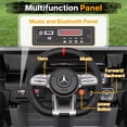 thumbnail image 6 of TOKTOO 12V Electric Car for Toddler, Mercedes-Benz G63 Licensed Kids Ride on Toys, Toddlers Ride on Car with Parental Remote Control & LED Lights & Music, Kids Car Power Ride on, Gray, 6 of 10