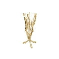 thumbnail image 1 of Gold Floral Vase with Removable Glass Insert, 1 of 1