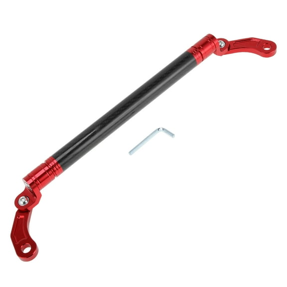 Unique Bargains Motorcycle Balance Cross Bar Adjustable Motorbike Handlebars 0.39" Hole Diameter Red