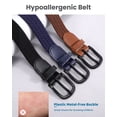 thumbnail image 4 of JASGOOD Elastic Boys Belt 1.18" Woven Braided Kids Belts Hypoallergenic Stretch Belts for Boys Gifts, 4 of 9