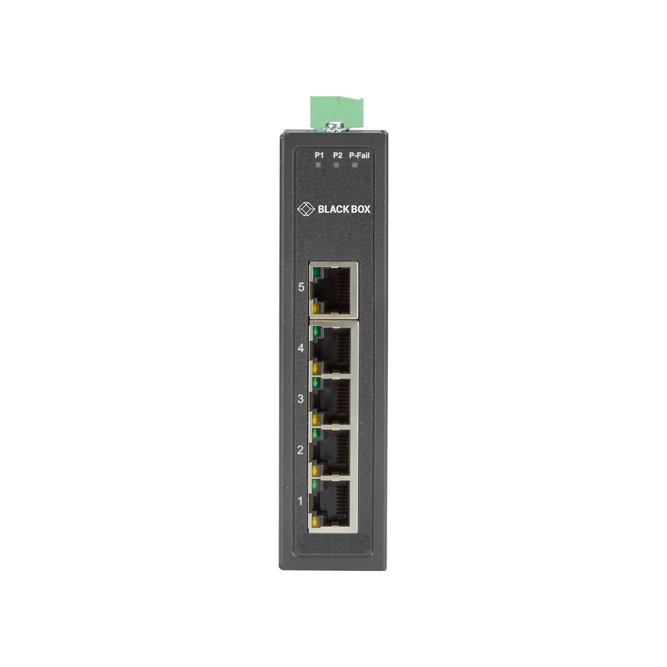 Black Box Industrial 10/100-Mbps Ethernet Switch 5-Port LBH3050A