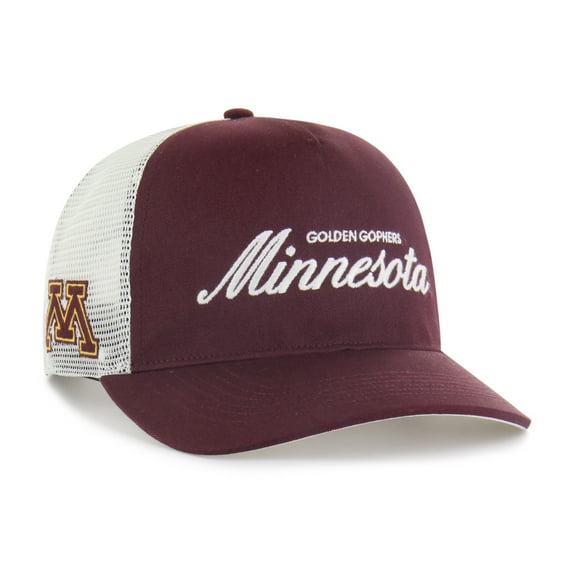Unisex '47 Maroon Minnesota Golden Gophers Contemporary Basics Foundation Trucker Hitch Adjustable Hat