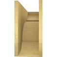 thumbnail image 4 of 12"W x 36"D x 24"H Classic Bryant Rough Cedar Woodgrain TimberThane Corbel, Primed Tan, 4 of 6