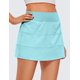thumbnail image 2 of Falda CRZ YOGA Mini Línea A para Golf y Tenis con Bolsillos Turquesa, 2 of 5