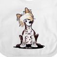 thumbnail image 4 of Inktastic Chinese Crested Boys or Girls Baby Bib, 4 of 4
