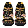 thumbnail image 5 of FOR U DESIGNS Dragonfly Flower Print Car Front Seat Cover Comfortable Car Seat Protector Wear-Resistan Auto Front Seats Only Interior Covers for Vehicle SUV Truck Sedan, Pack of 2, 5 of 7