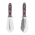 thumbnail image 6 of tasrioml 4-in-1 Gardening Trowel - Stainless Steel Serrated Cutter with Wood Handle & Sheath, 6 of 8