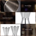 thumbnail image 3 of Uds doble cóctel Jigger, barra de acero inoxidable medidor Jigger cóctel Alcohol herramientas de medición para barman Bartending, 3 of 7