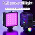 thumbnail image 2 of Premium Mini RGB Hot Boot Fill Light Live Photography LED Portable Atmosphere Beauty Mobile Camera, 2 of 5