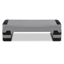 Spaco 35 Inch Aerobic Cardio Adjustable Exercise Stepper with Risers, Circuit Size Steppers for Exercise and Home Gym