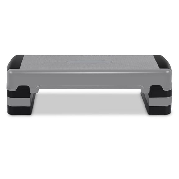 Spaco 35 Inch Aerobic Cardio Adjustable Exercise Stepper with Risers, Circuit Size Steppers for Exercise and Home Gym