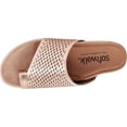 thumbnail image 6 of SoftWalk Womens Flat Sandals 8 Wide Rose Gold Metallic, 6 of 7
