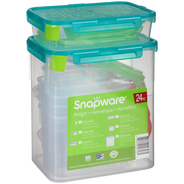 Snapware® Airtight Food Storage Container - Clear/Blue, 3 ct - Pay Less  Super Markets