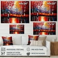 thumbnail image 4 of Designart Path Into The Red Forest II Canvas Wall Art, 4 of 5