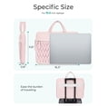 thumbnail image 3 of BAGSMART 15.6-16 Inch Laptop Case, Padded Laptop Sleeve for MacBook Pro, Shockproof Macbook Case Laptop Cover Compatible for Dell HP Lenovo Asus Acer, Cream, 3 of 6